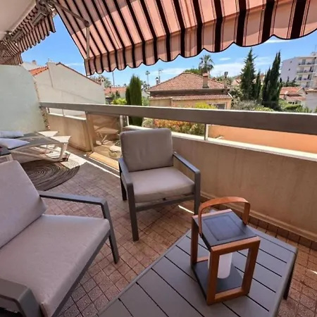 Nouveau ! A 200m Des Plages Grand Baigne De Lumiere, Tres Grande Terrasse Confort Lägenhet Juan-les-Pins